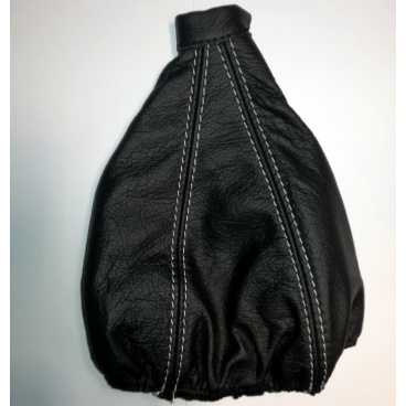 Manžeta radiacej páky z pravej kože čierna (zdvojený sivý šev) Manžeta radiacej páky z pravej kože čierna (zdvojený sivý šev)