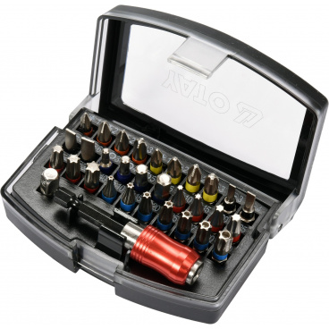 Sada bitů s adaptérem 1/4" 32ks Sada bitů s adaptérem 1/4" 32ks