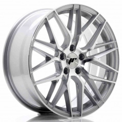 JR Wheels JR28 18x7,5 ET40 5x112 Strieborná Leštená Čelná Strana