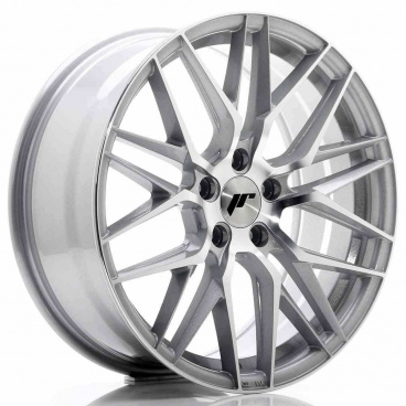JR Wheels JR28 18x7,5 ET40 5x112 Strieborná Leštená Čelná Strana JR Wheels JR28 18x7,5 ET40 5x112 Strieborná Leštená Čelná Strana