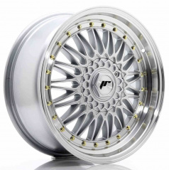 JR Wheels JR9 18x8 ET40 5x112/114 Strieborné s lešteným límcom