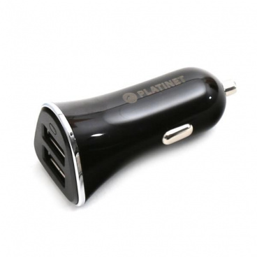 USB nabíjačka - 2xUSB 3,4A + microUSB kábel 1m black USB nabíjačka - 2xUSB 3,4A + microUSB kábel 1m black