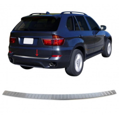 Nerez kryt hrany zadného nárazníka Omtec BMW X5 2006-13 brúsený