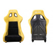 Športové sedadlo SLIDE KS2 Premium Čierna & Žltá Velúr Čierny Trbliet