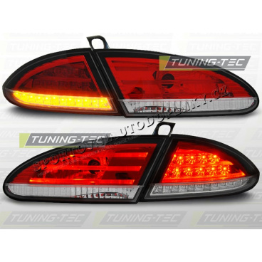 SEAT LEON 2005-09 ZADNÍ LED LAMPY RED WHITE SEAT LEON 2005-09 ZADNÍ LED LAMPY RED WHITE