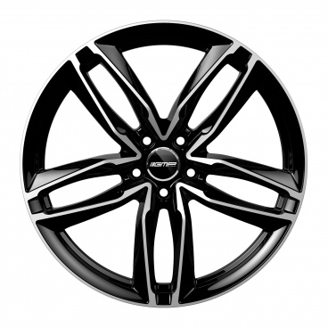 Alu koleso GMP ATOM black diamond 10x21 5x130 ET45 Alu koleso GMP ATOM black diamond 10x21 5x130 ET45