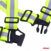 Reflexné zelené popruhy, reflexná cestná vesta AMIO-03104