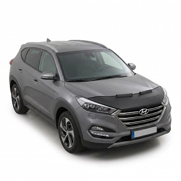 Čierny ochranný návlek na prednú časť kapoty Hyundai Tucson 2015–20 Čierny ochranný návlek na prednú časť kapoty Hyundai Tucson 2015–20