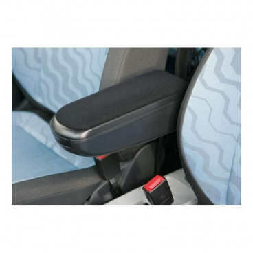 Lakťová opierka Milotec, čierny semiš, Škoda Roomster, 2006-2015