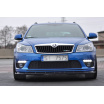Spoiler pod predný nárazník Ver.1 pre Škoda Octavia RS Facelift Mk2, Maxton Design (plast ABS bez povrchovej úpravy)