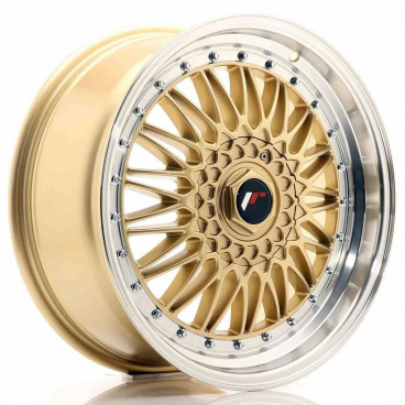 JR Wheels JR9 18x8 ET40 5x112/120 Zlaté s opracovaným límcom JR Wheels JR9 18x8 ET40 5x112/120 Zlaté s opracovaným límcom