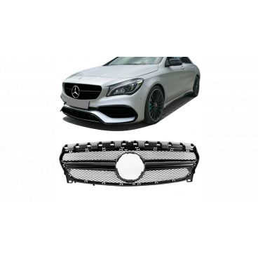 Gril Mercedes-Benz CLA C117, X117 Facelift Čierny A-Typ Gril Mercedes-Benz CLA C117, X117 Facelift Čierny A-Typ