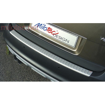 Prah piatych dverí s výstupky, ABS-strieborný, Škoda Yeti 09/2009 +