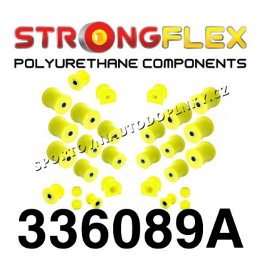 Jeep Grand Cherokee 1993-98 Strongflex Šport kompletná zostava silentblokov 26 ks Jeep Grand Cherokee 1993-98 Strongflex Šport kompletná zostava silentblokov 26 ks