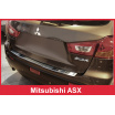 Nerez kryt- zostava-ochrana prahu zadného nárazníka + ochranné lišty prahu dverí Mitsubishi ASX 2010-16