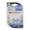 Žárovka 4LED 12V  suf. SV8.5 38mm modrá  2ks