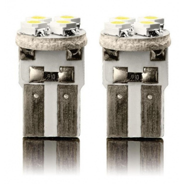 Žiarovka LED4 super silná T10 12V 5W - biela 2ks Žiarovka LED4 super silná T10 12V 5W - biela 2ks