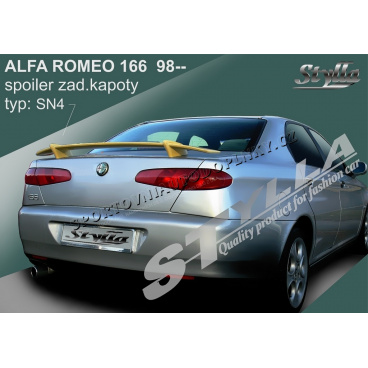 Alfa Romeo 166 98+ spoiler zadnej kapoty (EÚ homologácia) Alfa Romeo 166 98+ spoiler zadnej kapoty (EÚ homologácia)