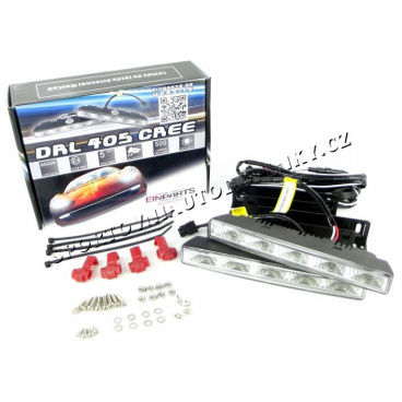 Svetlá pre denné svietenie 2x5W CREE veľkých led, šírka - výška 181X21 mm Svetlá pre denné svietenie 2x5W CREE veľkých led, šírka - výška 181X21 mm