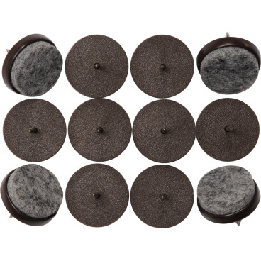 Podložka plastová s plstí na hřebíku 24mm,12ks Podložka plastová s plstí na hřebíku 24mm,12ks