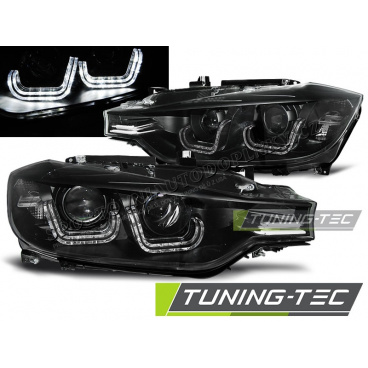 BMW F30, F31 10.2011- predné číre svetlá black U-LED BAR (LPBMF0) BMW F30, F31 10.2011- predné číre svetlá black U-LED BAR (LPBMF0)
