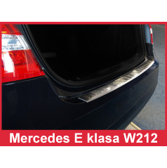 Nerez kryt-ochrana prahu zadného nárazníka Mercedes E W 212 2009-13