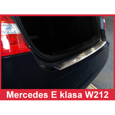 Nerez kryt-ochrana prahu zadného nárazníka Mercedes E W 212 2009-13