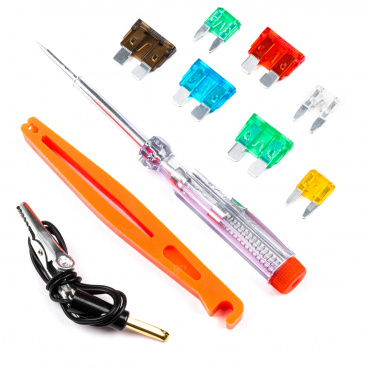 Poistky sada poistiek + skúšačka + držiak AMIO-03037 Poistky sada poistiek + skúšačka + držiak AMIO-03037