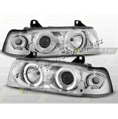 BMW E36 90-99 Angel Eyes chróm (LPBM03) - coupe, cabrio