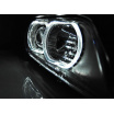 BMW E39 09.1995-06.2003 predné číre svetlá Angel Eyes LED H7/H7 black (LPBME1)