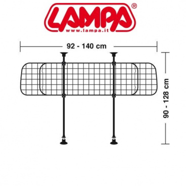 Polohovateľná mreža - bariéra do auta Polohovateľná mreža - bariéra do auta