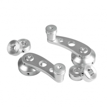 Alu brúsené kľučky na sťahovanie okien 6 cm 2 ks Alu brúsené kľučky na sťahovanie okien 6 cm 2 ks