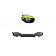 Difúzor BMW 1 F20 F21 Facelift Zadný Lesklá Čierna