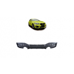 Difúzor BMW 1 F20 F21 Facelift Zadný Lesklá Čierna