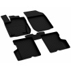 Gumový set 4D presných autokobercov Dacia Duster 2018-24 4x4 vrátane krytu zadnej strednej časti