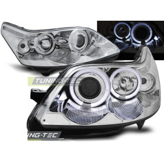 Citroen C4 2004-10 predné číre svetlá Angel Eyes chrome (LPCI09)