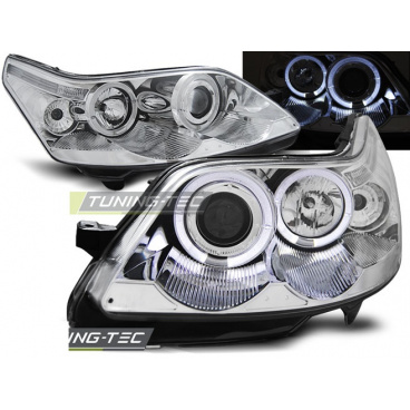 Citroen C4 2004-10 predné číre svetlá Angel Eyes chrome (LPCI09) Citroen C4 2004-10 predné číre svetlá Angel Eyes chrome (LPCI09)