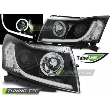 Chevrolet Cruze 2009-12 predné svetlá Tube Light black (LPCT08) Chevrolet Cruze 2009-12 predné svetlá Tube Light black (LPCT08)