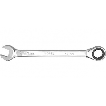 Kľúč očkoplochý račňový 13 mm CrV