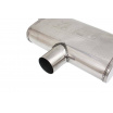 Stredný zadný tlmič 76mm TurboWorks LT 304SS 355mm