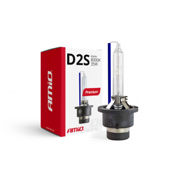 Xenónová žiarovka výbojka xenon D2S 8000K AMiO PREMIUM AMIO-01977