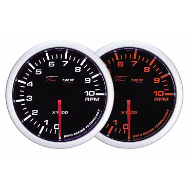 Hodiny Depo WA 60mm - Otáčkomer 10000RPM
