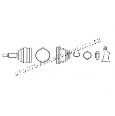 SUBARU FORESTER HOMOKINETICKÝ KLOUB VNĚJŠÍ 1 ks