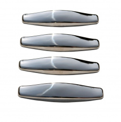 Dacia Sandero - nerez chróm kryty kľučiek Omsa Line