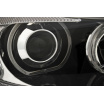 BMW E90, E91 03.2005-2011 predné číre svetlá Angel Eyes LED black indicator (LPBMJ1)