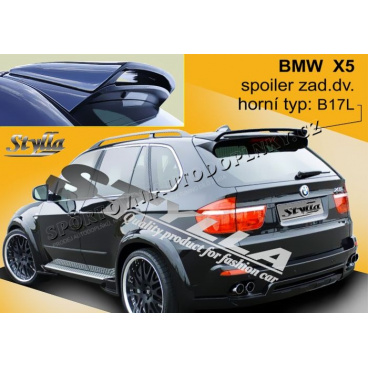 BMW X5 07+ spoiler zadných dverí horný BMW X5 07+ spoiler zadných dverí horný