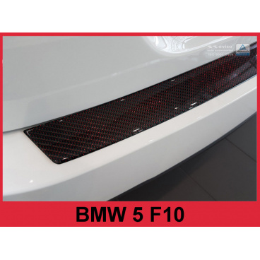 Carbon kryt- ochrana prahu zadného nárazníka 3 D BMW 5 F10 2010-16 Carbon kryt- ochrana prahu zadného nárazníka 3 D BMW 5 F10 2010-16
