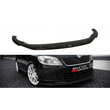 Spoiler pod predný nárazník pre Škoda Fabia Mk2 Facelift, Maxton Design (čierny lesklý plast ABS) Spoiler pod predný nárazník pre Škoda Fabia Mk2 Facelift, Maxton Design (čierny lesklý plast ABS)
