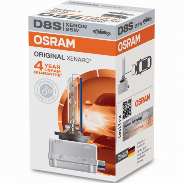Xenon výbojka Osram D8S 12V + 24V 25W PK32D-1 Original XENARC 4500K Xenon výbojka Osram D8S 12V + 24V 25W PK32D-1 Original XENARC 4500K