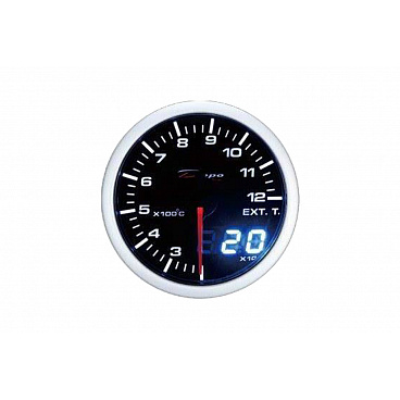 Hodiny Depo Dual 52mm - Teplota výfukových plynov